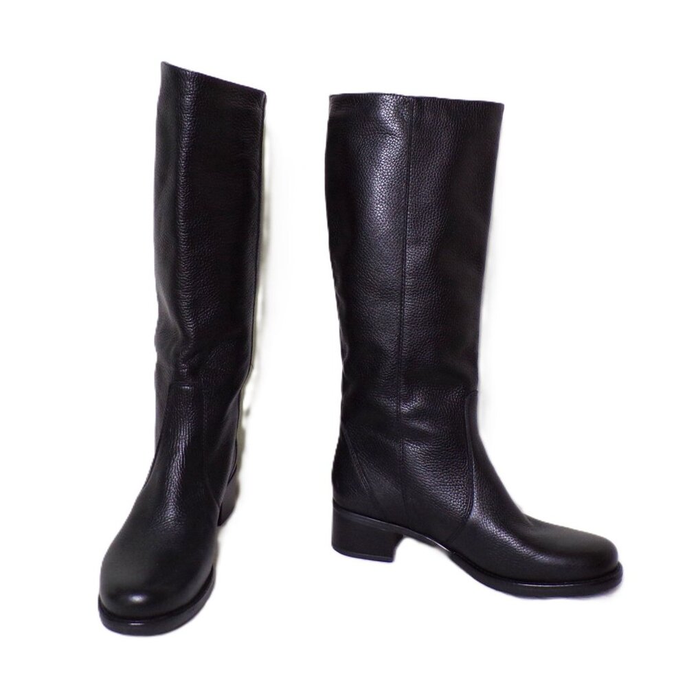 🆕 LA CANADIENNE Bingo Knee High Lined Waterproof Pebble Leather Boot 8 Black - Picture 3 of 8